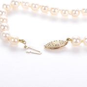 Classic Pearl Beaded Necklace with 14K Filagree Clasp