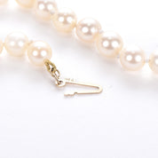 Classic Pearl Beaded Necklace with 14K Filagree Clasp