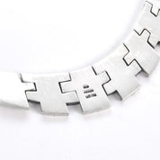 Taxco Sterling Silver Collar Statement Necklace