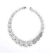 Taxco Sterling Silver Collar Statement Necklace