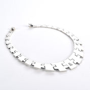 Taxco Sterling Silver Collar Statement Necklace