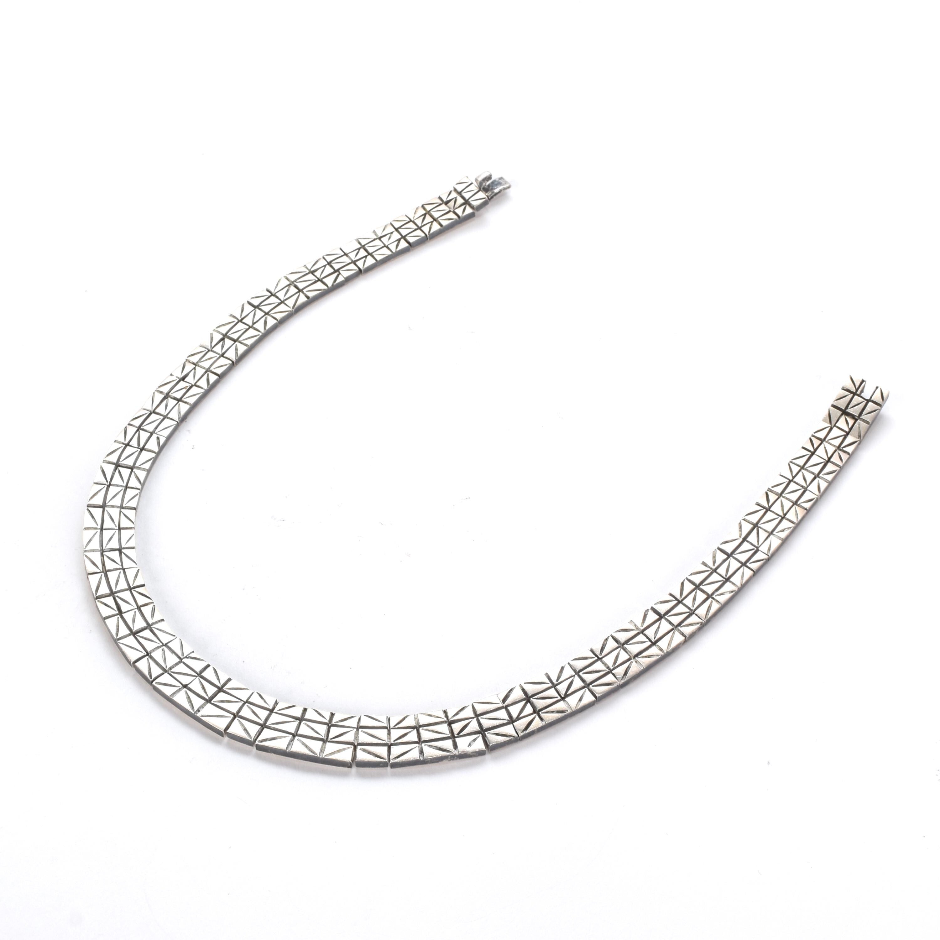 Taxco Mexican Silver Heavyweight Flat Link Chain