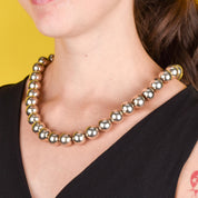 Taxco Large Sterling Silver Beaded Necklace