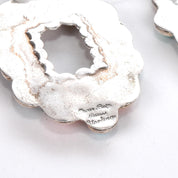 1970s Oscar Betz Sterling Silver Multi-Stone Dangle Earrings