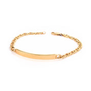 14K Gold Mariner Chain ID Bracelet