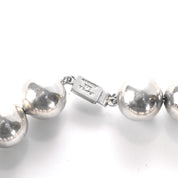 Taxco Large Sterling Silver Beaded Necklace