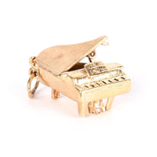 14K Gold Piano Articulating Charm