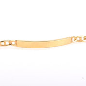 14K Gold Mariner Chain ID Bracelet