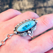 Vintage Navajo Slave Bracelet, Turquoise Bracelet, Vintage Jewelry, Navajo Jewelry, Boho Style, Bohemian Jewelry, Unique Jewelry, 925 Ring