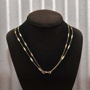 Antique 14K Yellow Gold Pocket Watch Chain