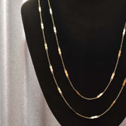 Antique 14K Yellow Gold Pocket Watch Chain