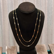 Antique 14K Yellow Gold Pocket Watch Chain