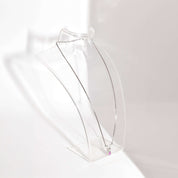 Italian 14K White Gold Diamond Pink Sapphire Pendant Necklace