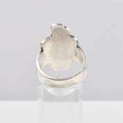 Modernist Sterling Silver Carved Thunderbird Ring