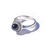 Sterling Silver Black Onyx Bead Ring By James Avery