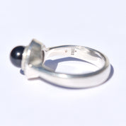 Sterling Silver Black Onyx Bead Ring By James Avery