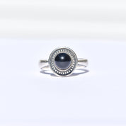 Sterling Silver Black Onyx Bead Ring By James Avery