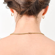 Vintage David Yurman Diamond Acorn Pendant and Chain in 18K Gold