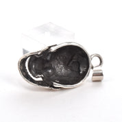 Sterling Silver Skull Pendant with Articulating Jaw