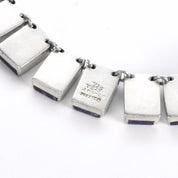 J Comes Taxco Silver Necklace with Blue Sodalite