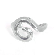 Chunky Silver Swirl Cuff Bracelet