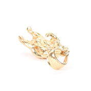 14K Gold Standing Bear Pendant