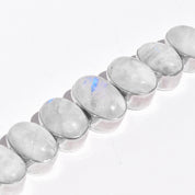 Sterling Silver Rainbow Moonstone Link Bracelet