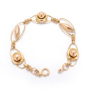 1940s 10k Gold Regal Geometric Bracelet