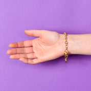 1940s 10k Gold Regal Geometric Bracelet