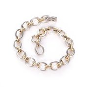 Tiffany & Co. Paloma Picasso 925 Silver and 18K Two-Tone Link Bracelet