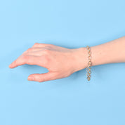 Tiffany & Co. Paloma Picasso 925 Silver and 18K Two-Tone Link Bracelet