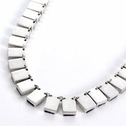 J Comes Taxco Silver Necklace with Blue Sodalite