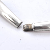Modernist Sterling Silver Collar Necklace