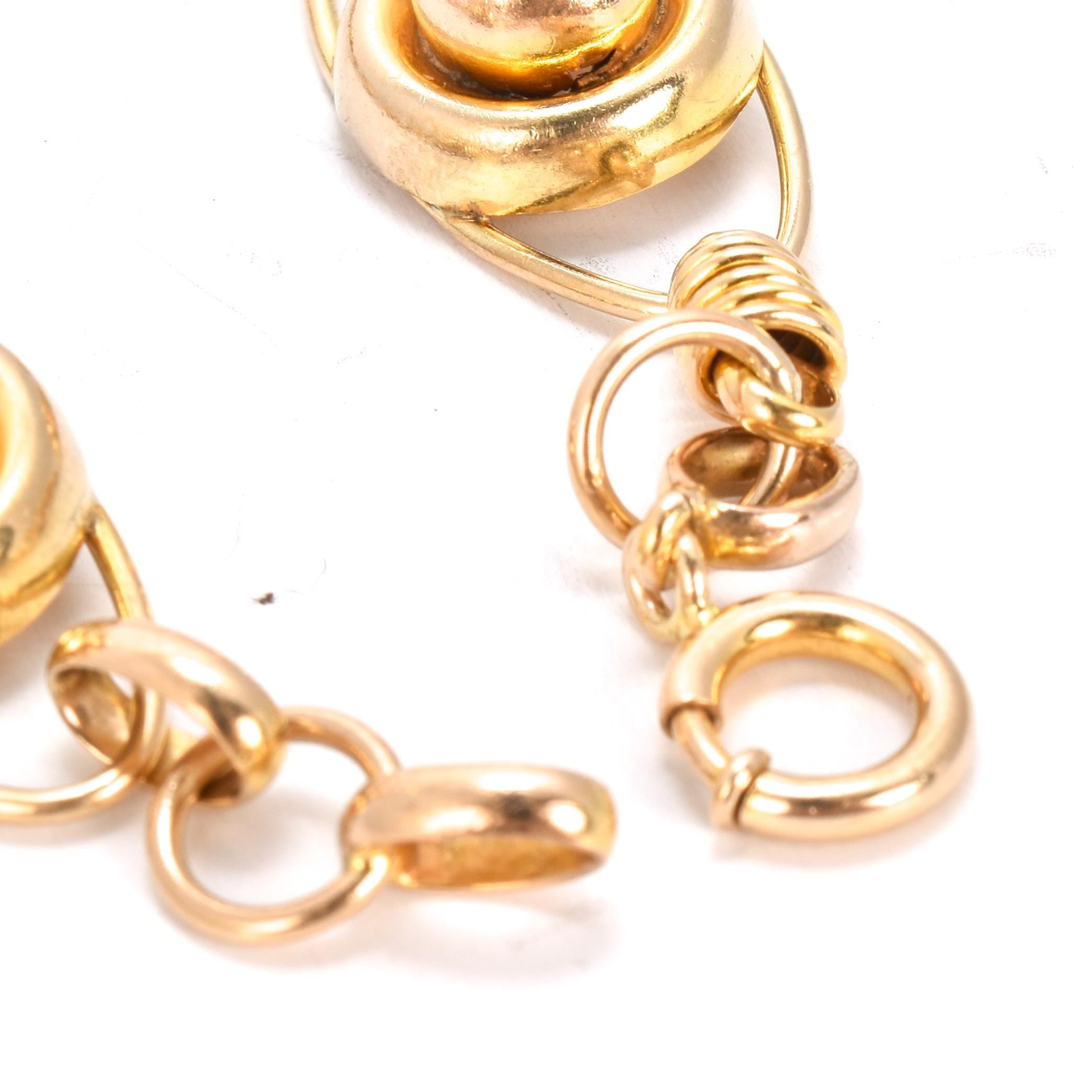 1940s 10k Gold Regal Geometric Bracelet