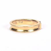 1997 Tiffany & Co. 18K Yellow Gold and Ruby Stacking Ring