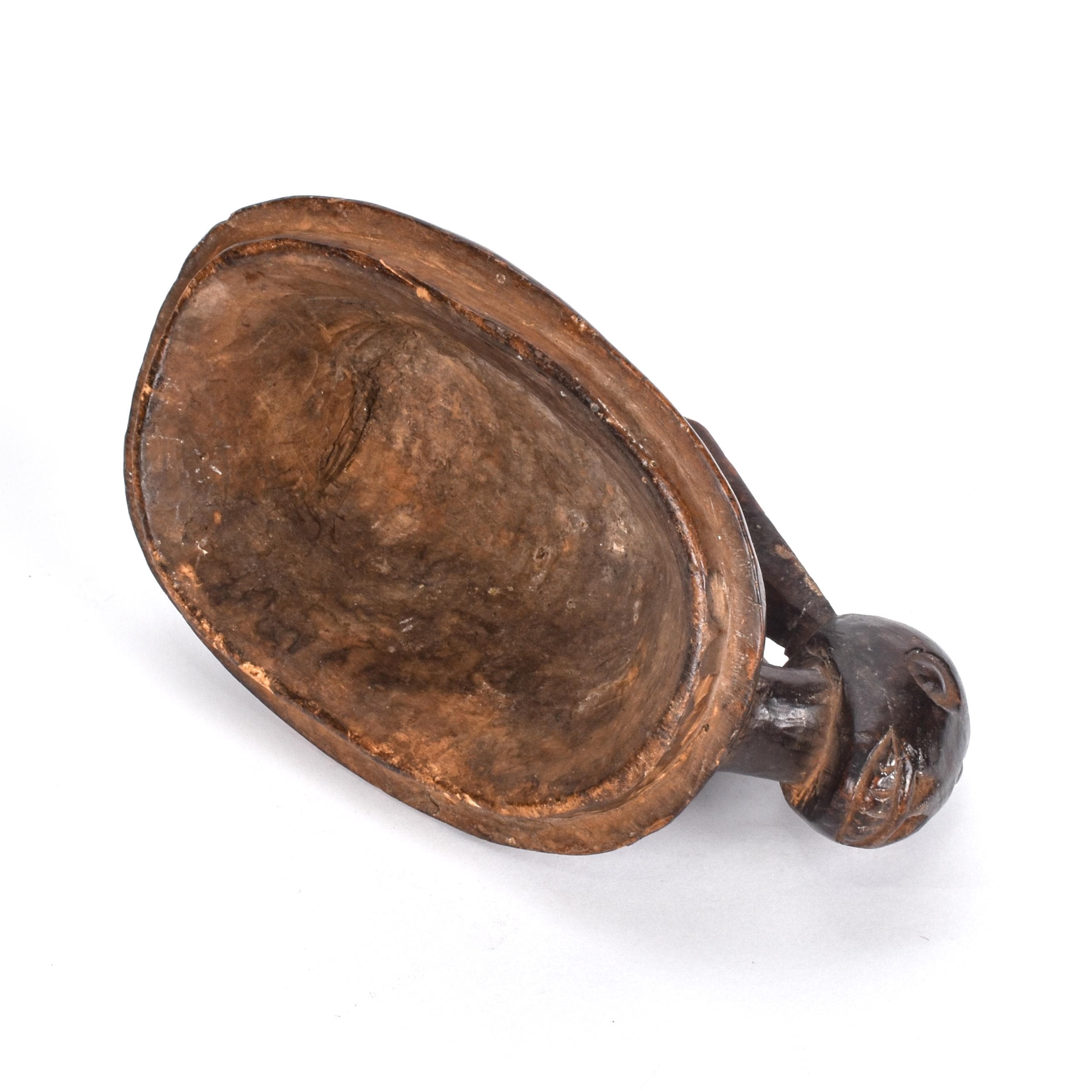 Lozi Carved Rabbit Wood Vessel