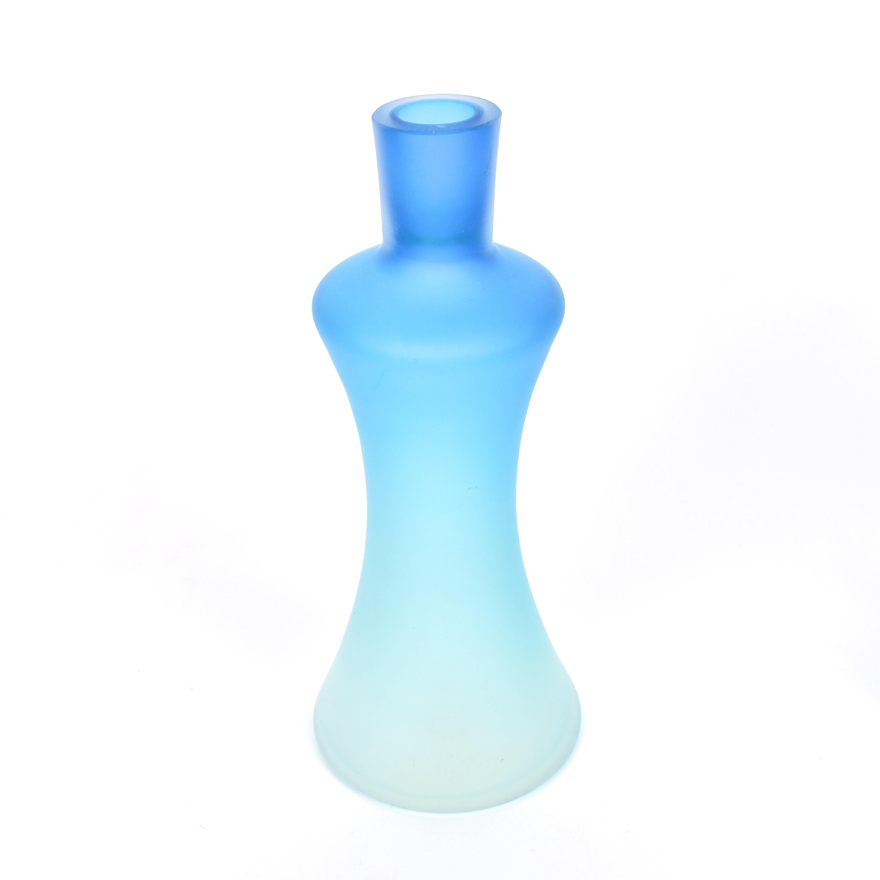 Vintage Murano Glass Blue Ombre Decanters