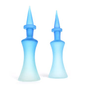 Vintage Murano Glass Blue Ombre Decanters