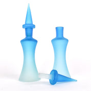 Vintage Murano Glass Blue Ombre Decanters