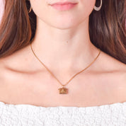 14K Camera Locket Charm
