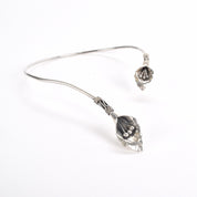 Mexican Sterling Silver Calla Lily Necklace and Bracelet Set