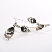 Mexican Sterling Silver Calla Lily Necklace and Bracelet Set