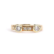 14K Gold Multi-Diamond Ring