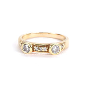 14K Gold Multi-Diamond Ring