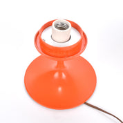 1960's Bill Curry Stemlite Glass and Metal Tulip Form Globe Lamp