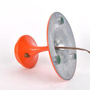 1960's Bill Curry Stemlite Glass and Metal Tulip Form Globe Lamp
