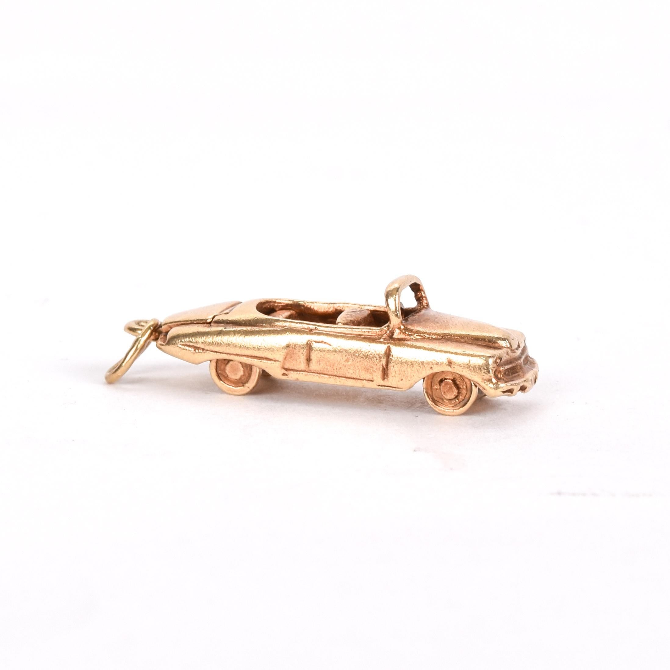 1950s 14K Gold Convertible Car Charm