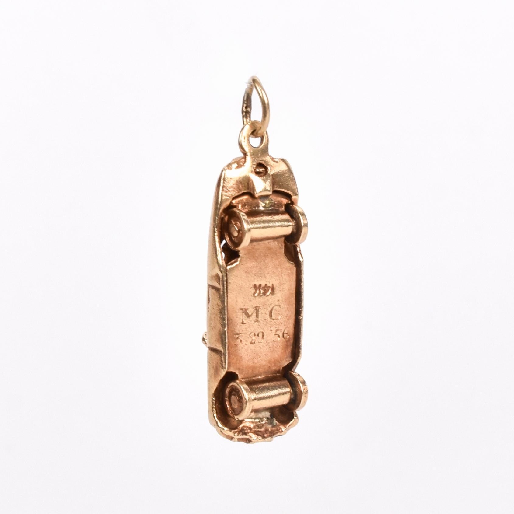 1950s 14K Gold Convertible Car Charm