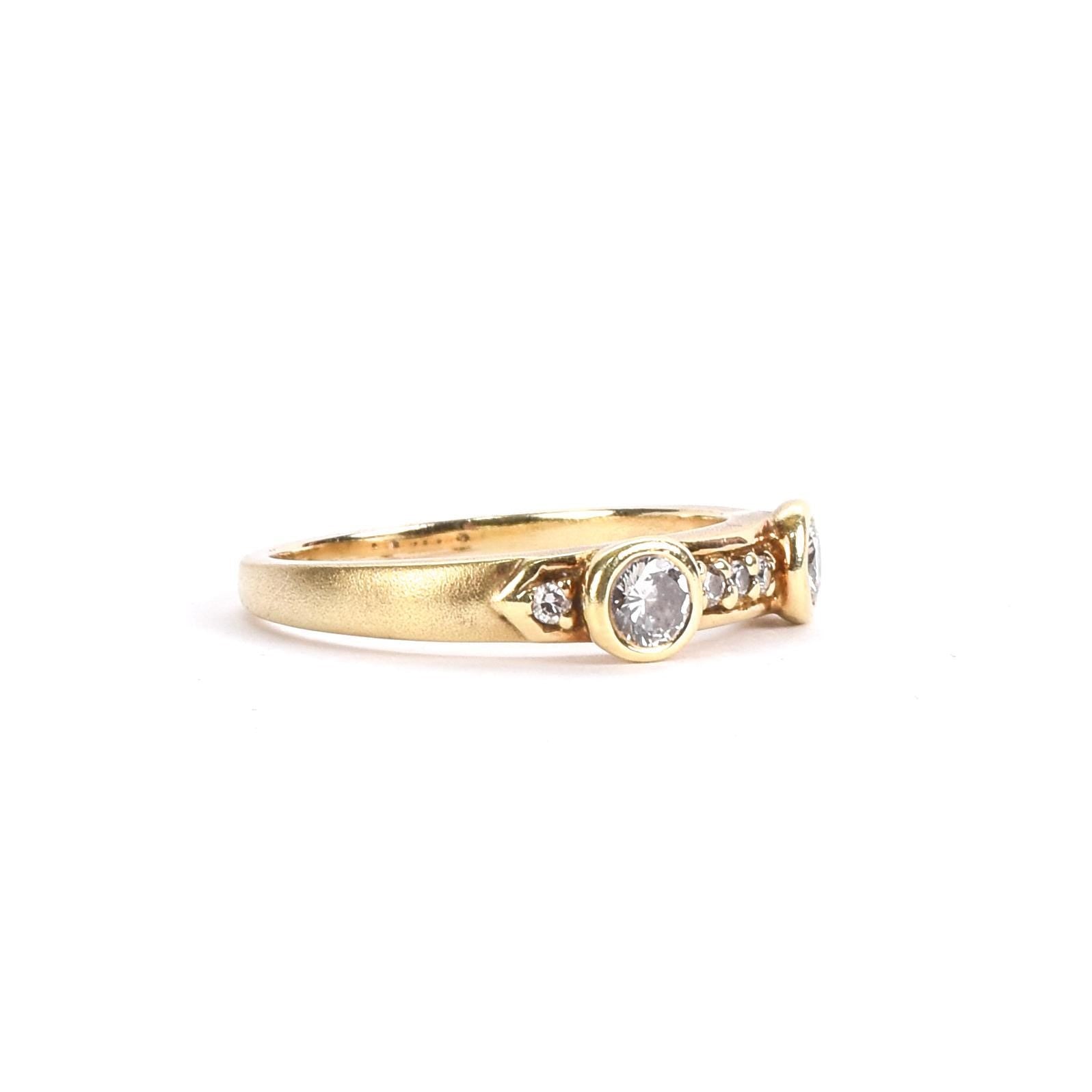 14K Gold Multi-Diamond Ring