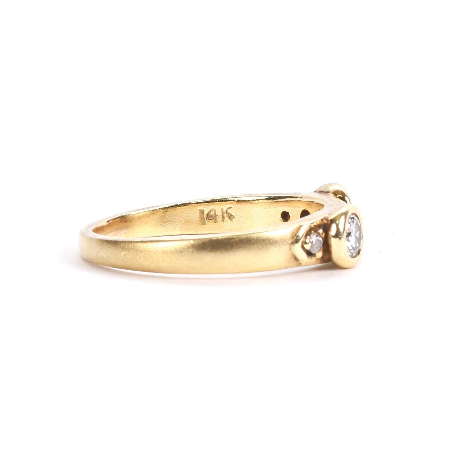 14K Gold Multi-Diamond Ring